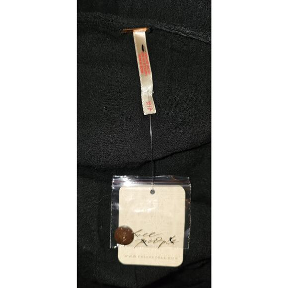 New Free People On The Move Midi Dress free-est $118 X-SMALL Black - Picture 5 of 8